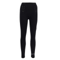 New 2021 Fashion Breathable Solid Elastic Waist Black Sport Pants For Women